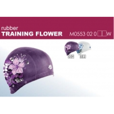 Plavecká čepička TRAINING FLOWER rubber