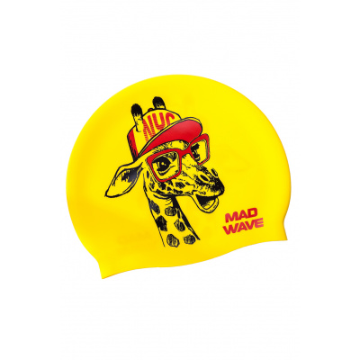 Plavecká čepička GIRAFFE žlutá
